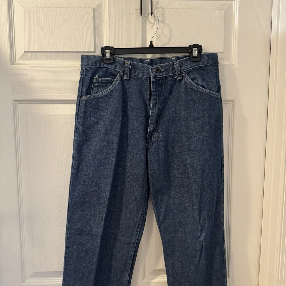 Bulwark FR Jeans Mens 32x29  Blue Flame‎ Resistant Straight Leg Cotton Denim